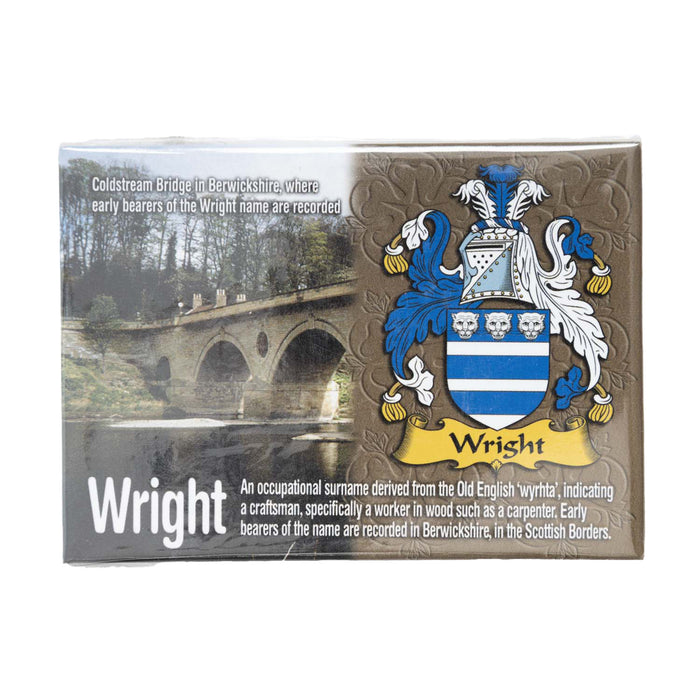 Scenic Metallic Magnet Scotlan Wright - Heritage Of Scotland - WRIGHT