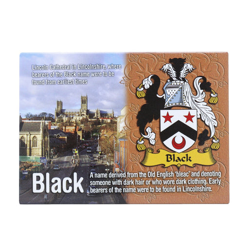 Scenic Metallic Magnet Wales Ni Eng Black - Heritage Of Scotland - BLACK