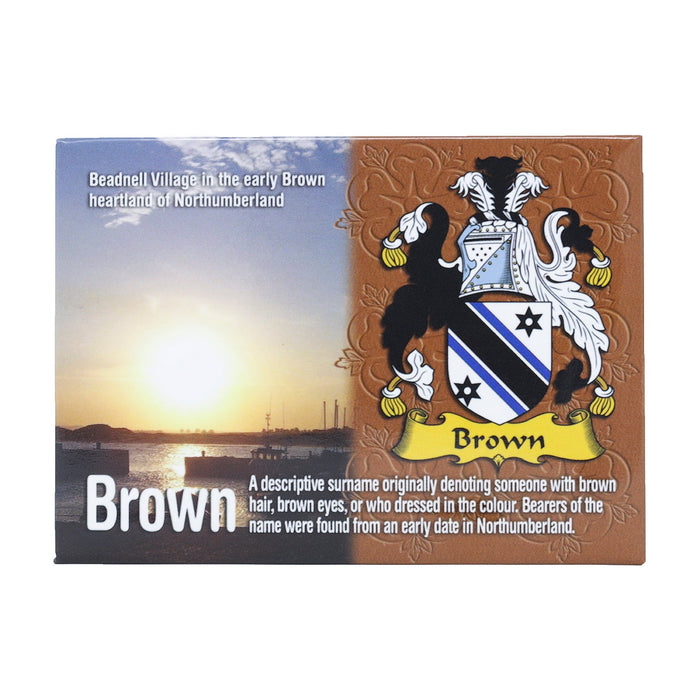 Scenic Metallic Magnet Wales Ni Eng Brown - Heritage Of Scotland - BROWN