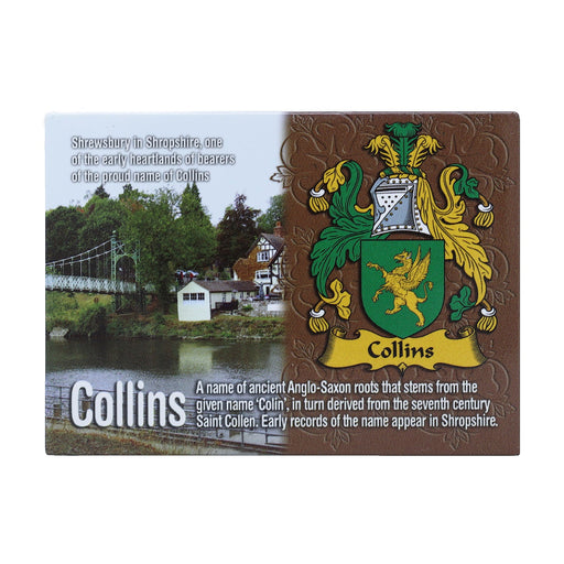 Scenic Metallic Magnet Wales Ni Eng Collins - Heritage Of Scotland - COLLINS