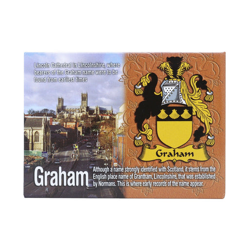 Scenic Metallic Magnet Wales Ni Eng Graham - Heritage Of Scotland - GRAHAM