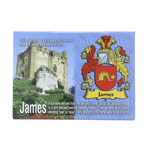 Scenic Metallic Magnet Wales Ni Eng James - Heritage Of Scotland - JAMES