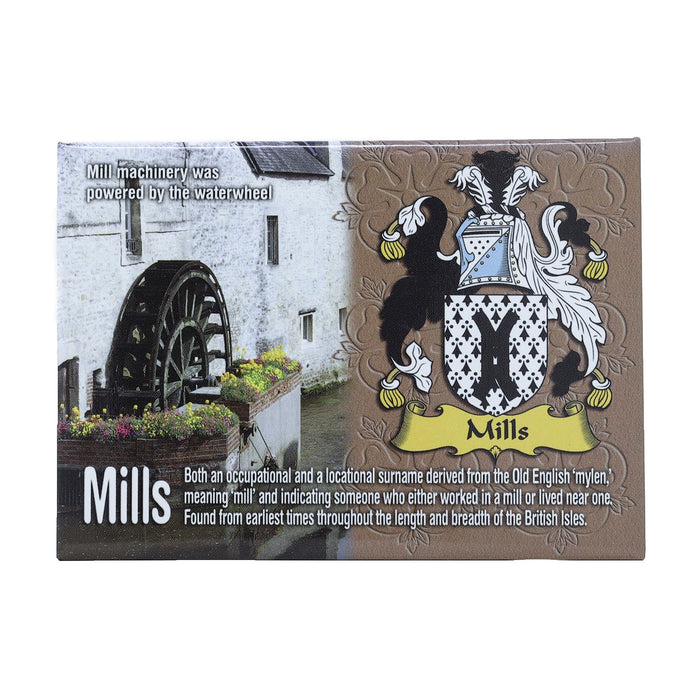 Scenic Metallic Magnet Wales Ni Eng Mills - Heritage Of Scotland - MILLS