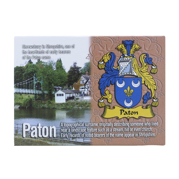 Scenic Metallic Magnet Wales Ni Eng Paton - Heritage Of Scotland - PATON