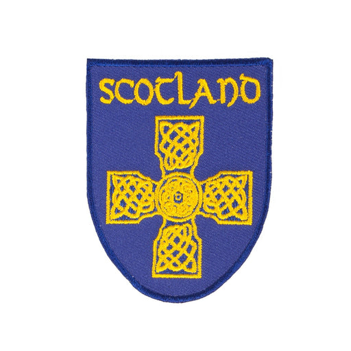 Scotland Blue Celtic Cross Patch - Heritage Of Scotland - NA