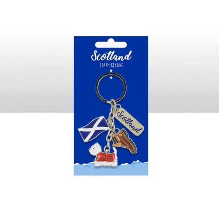 Scotland Icons Charm Keyring - Heritage Of Scotland - NA