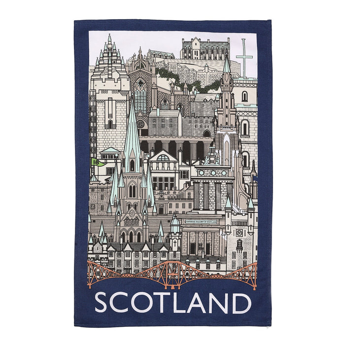 Scotland Landmark Tea Towel - Heritage Of Scotland - NA