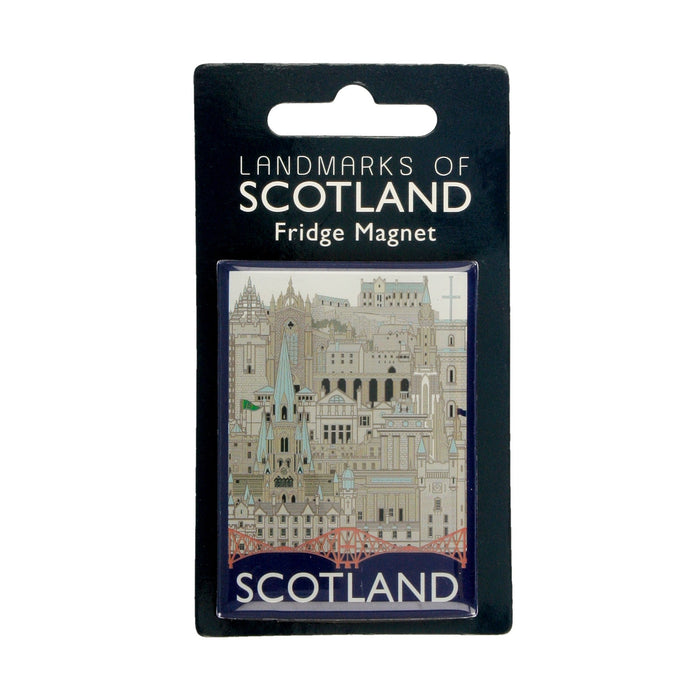 Scotland Landmarks Epoxy Magnet - Heritage Of Scotland - N/A
