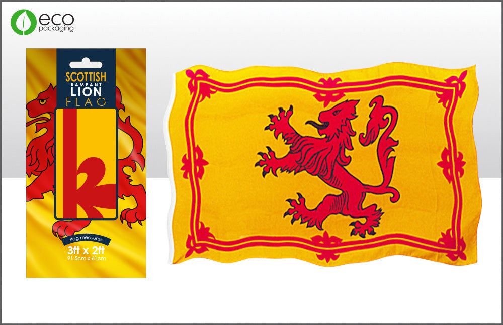 Scotland Lion Rampant Flag 3Ft X 2Ft - Heritage Of Scotland - NA