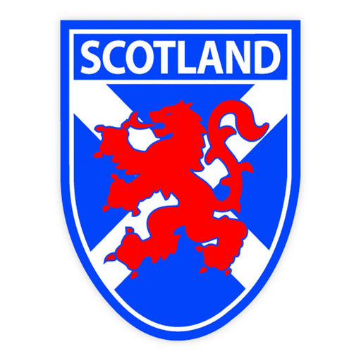 Scotland Lion Rampant Saltire Sticker - Heritage Of Scotland - NA