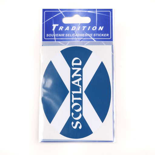 Scotland Oval Saltire Sticker - Heritage Of Scotland - NA