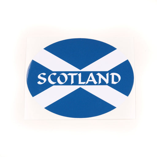 Scotland Oval Saltire Sticker - Heritage Of Scotland - NA