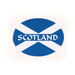 Scotland Oval Saltire Sticker - Heritage Of Scotland - NA