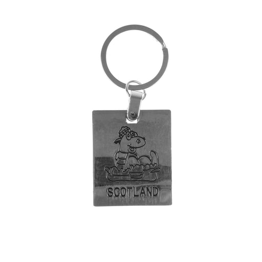 Scotland Plate Keyring With Nessie - Heritage Of Scotland - NA