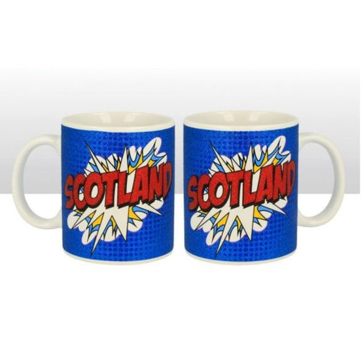 Scotland Pop Art Glitter Mug 11Oz - Heritage Of Scotland - NA