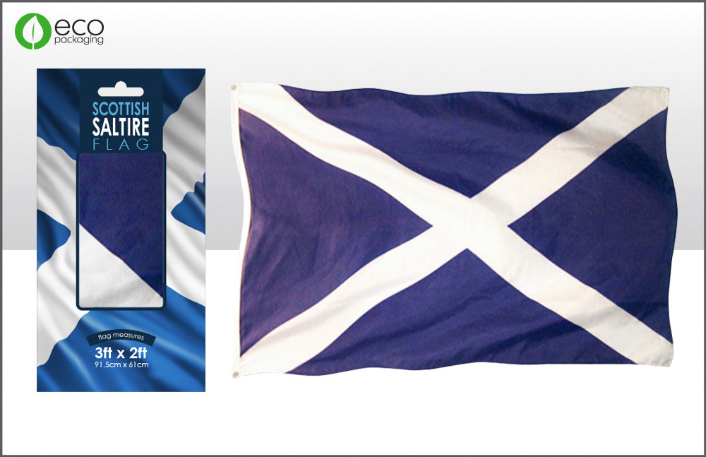 Scotland Saltire Flag 3Ft X 2Ft - Heritage Of Scotland - NA