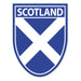 Scotland Saltire Shield Sticker - Heritage Of Scotland - N/A