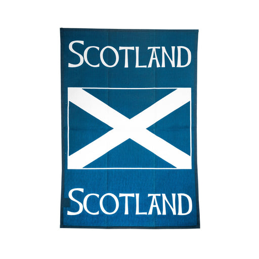 Scotland Saltire Tea Towel - Heritage Of Scotland - BLUE