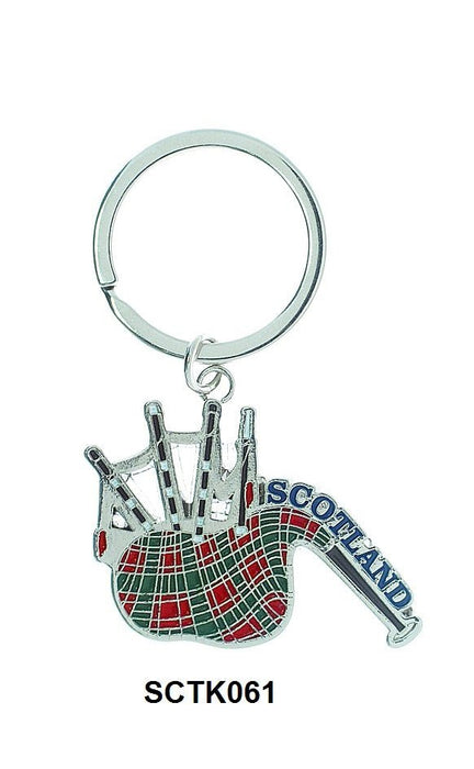Scotland Scotland Bagpipe Keyring - Heritage Of Scotland - NA