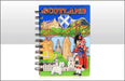 Scotland Skyline Wooden Notebook - Heritage Of Scotland - NA