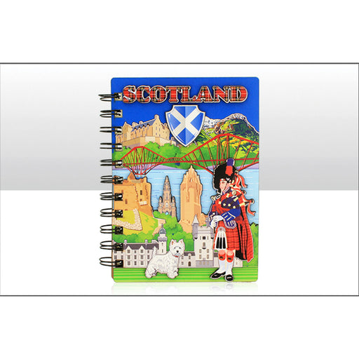 Scotland Skyline Wooden Notebook - Heritage Of Scotland - NA