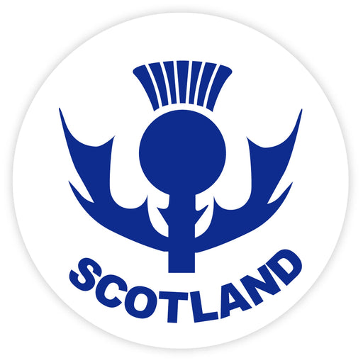 Scotland Thistle Round Sticker - Heritage Of Scotland - NA