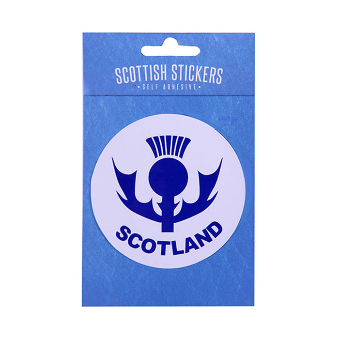 Scotland Thistle Round Sticker - Heritage Of Scotland - NA