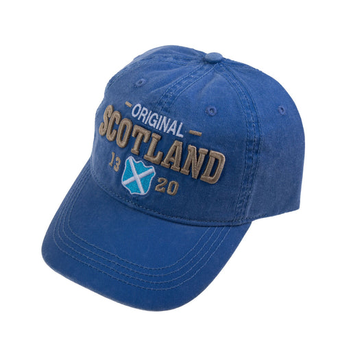 Scotland Vintage Shield Cap Blue - Heritage Of Scotland - BLUE