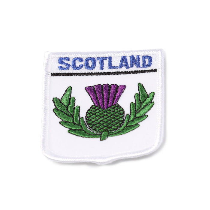 Scotland White Thistle Emb Badge - Heritage Of Scotland - N/A