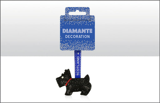 Scottie Diamante Hanging Decoration - Heritage Of Scotland - NA