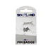 Scottie Dog Pin Badge - Heritage Of Scotland - SILVER