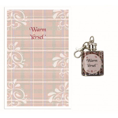 Scottish Hip Flask Warm Yersel - Heritage Of Scotland - N/A
