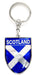 Scottish Metal Keyring Shield Saltire - Heritage Of Scotland - N/A