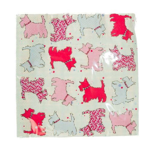 Si H/Dog Paper Napkins - Heritage Of Scotland - N/A