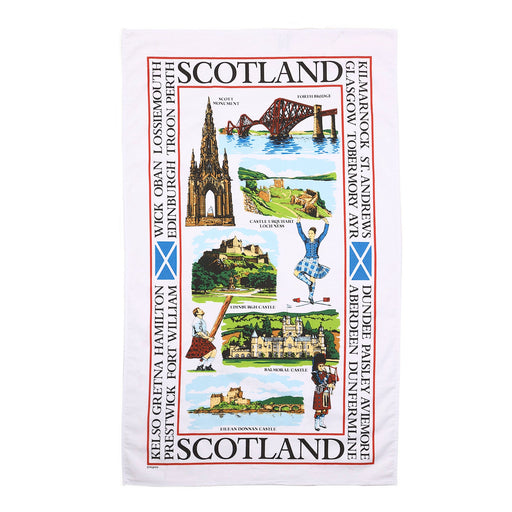 Sights Of Scotland Tea Towel - Heritage Of Scotland - NA