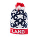 Ski Hat Navy Red-White Stars/Scotland - Heritage Of Scotland - N/A