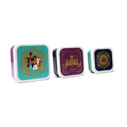 Snack Boxes Set Of 3 - Disney Aladdin - Heritage Of Scotland - NA