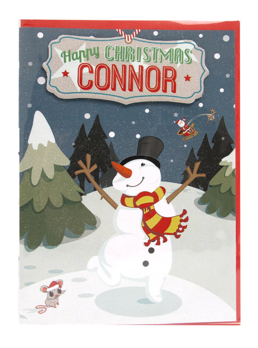 Snowy Night Card Cameron - Heritage Of Scotland - CAMERON