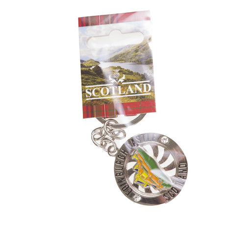 Spinner Keyring Edin Castle Scotland - Heritage Of Scotland - NA