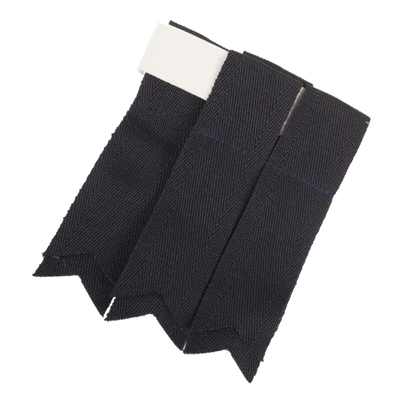 Standard Wool Plain Colour Flashes Navy - Heritage Of Scotland - Navy