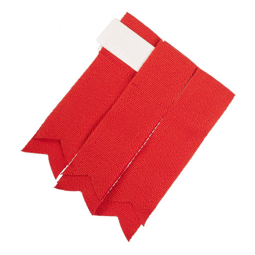 Standard Wool Plain Colour Flashes Red - Heritage Of Scotland - RED