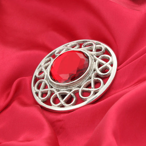 Stroma Brooch Red - Heritage Of Scotland - RED