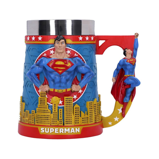 Superman Man Of Steel Tankard 15.5Cm - Heritage Of Scotland - NA
