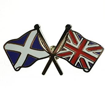 T711 Scotland & Union Jack Lapel Pin - Heritage Of Scotland - NA