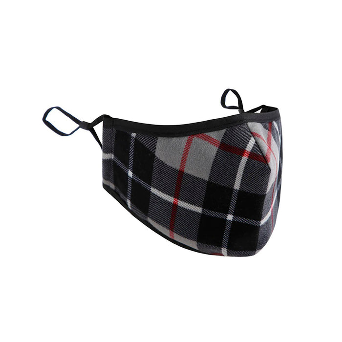 Tartan Face Mask - K Thomson Grey - Heritage Of Scotland - THOMSON GREY