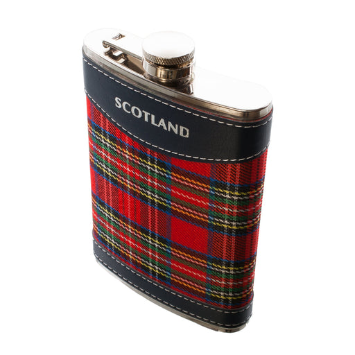 Tartan Hip Flask - Scotland Stewart Royal - Heritage Of Scotland - STEWART ROYAL