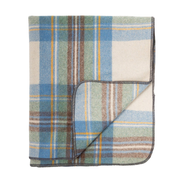 Tartan Pet Blanket Stewart Muted Blue - Heritage Of Scotland - STEWART MUTED BLUE