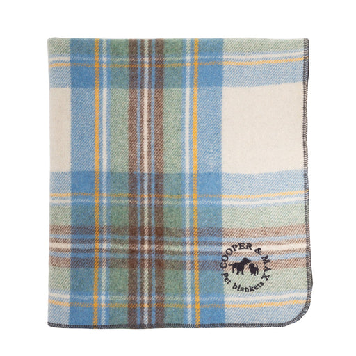 Tartan Pet Blanket Stewart Muted Blue - Heritage Of Scotland - STEWART MUTED BLUE