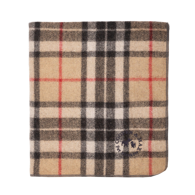 Tartan Pet Blanket Thomson Camel - Heritage Of Scotland - THOMSON CAMEL