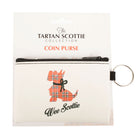 Tartan Scottie Coin Purse - Heritage Of Scotland - WHITE
